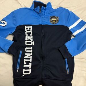 Ecko Unltd Blue and Black Jacket